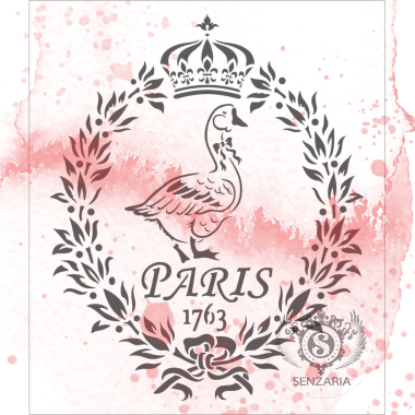 Трафарет - Парижский гусь