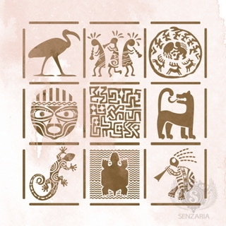 Трафарет - Сны перуанского шамана Трафарет - Сны перуанского шамана