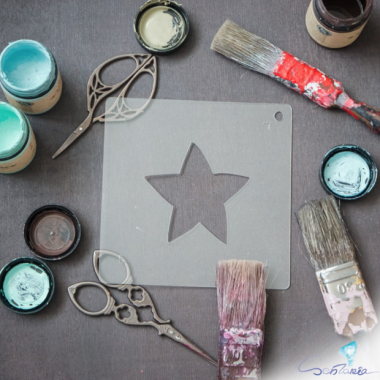 Трафарет - Звездочка Трафарет - Звездочка