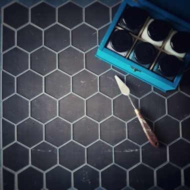 Трафарет - Шестигранники